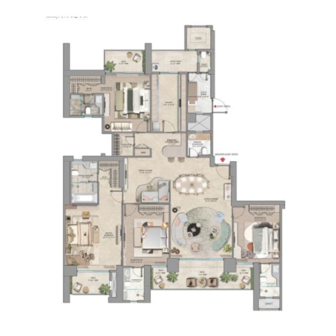 4 BHK - Medium
