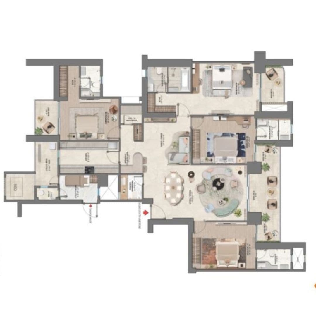 4 BHK - Small